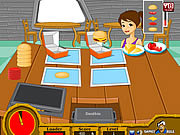 Gioco online Giochi di Ristorante a Livelli - Hot Burger Hot